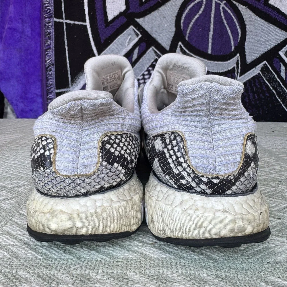 Size 12.5 - Adidas‎ UltraBoost DNA Animal Pack Python White FZ2734 Men's